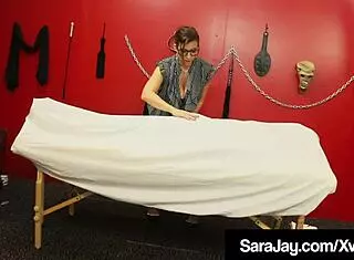 sara jay enjoys her big black cock day