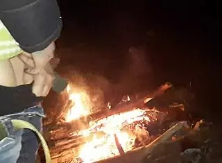 Did the neighbor catch us masturbating?