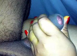 indian virgin gets foreplay from girlfriend and friend, exploring his penis