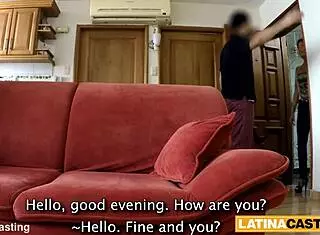 In a rough anal casting, the big-ass Brazilian amateur slut gets creamed deeply.