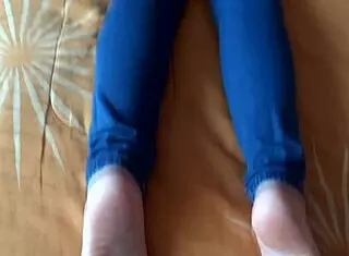 Stepson Spies On Mother-In-Law Masturbating Cumshot