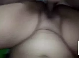 Latina stepsister gives intense blowjob bent over