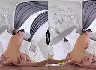 virtual taboo vr blowjob from brunette feels so real