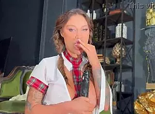 fuck all holes with big toys, monika!