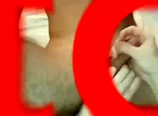 Bisexual couple with young sub cuck in wild MMF threesome