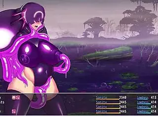 latex dungeon gameplay with futanari creampie and blowjob