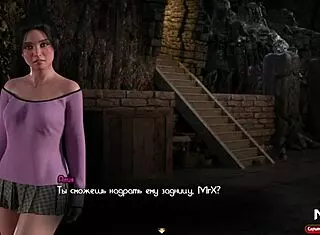 In Treasure of Nadia, Sexy Girl Jerks My Cock