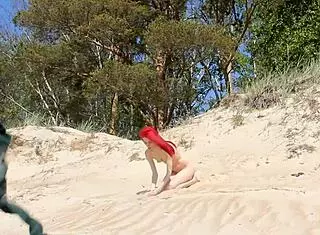 Nude Shooting In The Dunes