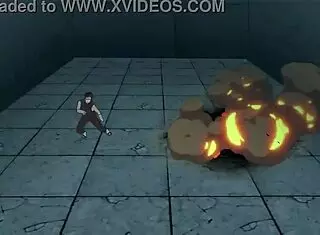 Kakashi battles Zabuza in intense Naruto yaoi.