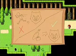 undressing bathing riding monster wolf in hentai game