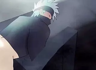 Kakashi battles Zabuza in intense Naruto yaoi.