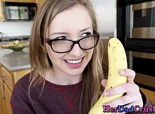 i feel the intense pleasure as my stepdaughter gobbles my monster cock in pov