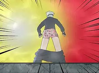 Kakashi battles Zabuza in intense Naruto yaoi.