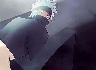 Kakashi battles Zabuza in intense Naruto yaoi.