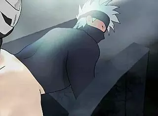Kakashi battles Zabuza in intense Naruto yaoi.