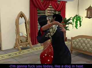 Симс 4 реальный голос, индийская женщина изменяет с молодым 18+ парнем, когда муж возвращается рано 😱