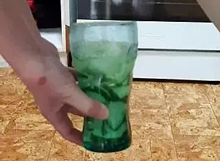 Duk And David Pee In Glass