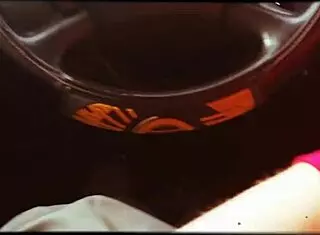 barbie blows big black cock in car?