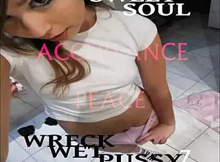 gracie clit sissy whore gets cum 😈
