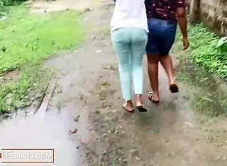 these two loyal black naughty babes passionately eat each other's pussies at home