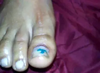 Cumshot black Ebony footjob### Alternative:Ebony Black footjob with a Cumshot finish