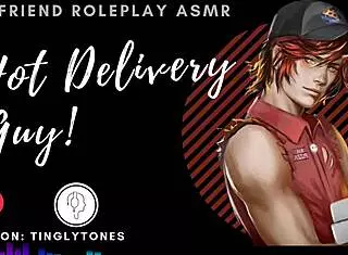 Hot delivery guy boyfriend roleplay asmr male voice m4f audio only masturbation kinky