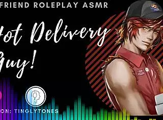 Hot delivery guy boyfriend roleplay asmr male voice m4f audio only masturbation kinky