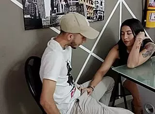 the hot stepsister vayolet challenges me to fuck her pussy