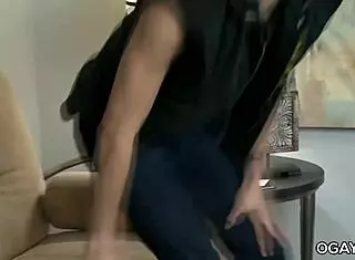 muscular stud pounds his twink friend's ass hard.