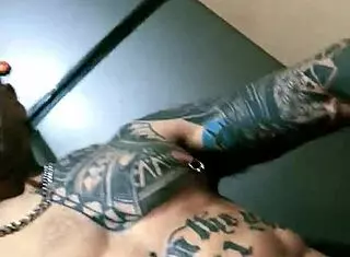 Eliot's Taboo Reality Masturbation With Tattooed Cock