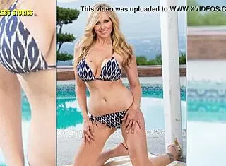 Julia Ann's Hot Bikini Reveals Big Boobs Cleavage