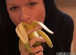 German MILF Swallows Cum in POV Deepthroat