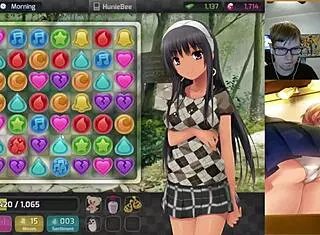 doggystyle position with tiffany from huniepop in uncensored version