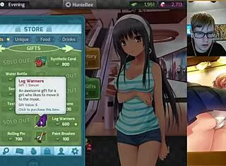 doggystyle position with tiffany from huniepop in uncensored version