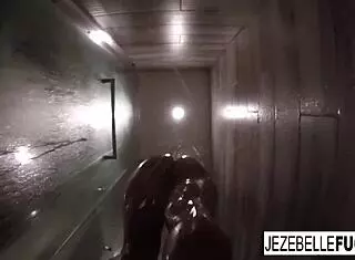 Jezebelle Bond Films Herself Masturbating In The Bath Nude