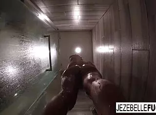 Jezebelle Bond Films Herself Masturbating In The Bath Nude