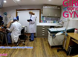 बीहाइंड द सीन, नंगी पेशेंट मिस मार्स सेक्सी जिनो एग्जाम में जाती है, नैचुरल टिट्स और चूत एक्सपोज करके ऑर्गेज्म रिसर्च के लिए