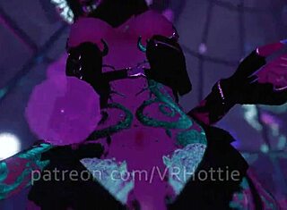 POV Verejný rave strip a lap dance vo VRChat ERP