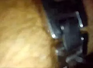 Fisting her fat BBW pussy in close-up homemade action