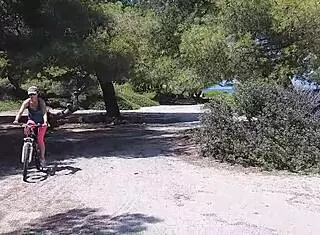Fucking my bike on a public road