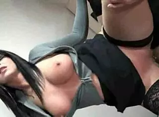 Hot Brunette Amateur MILF in Action