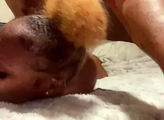 Mulla fucks teen 18+ in doggystyle until she creams from masturbation and fucking her shaved pussy