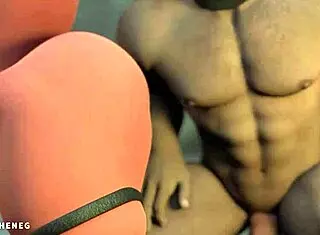 Maid Marian in Fungeon Fragment: Furry Anime Ass BDSM Scene.