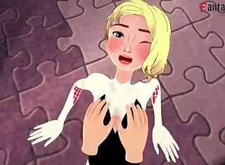 gwen stacy in pov hentai fucks with big ass