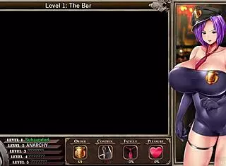 powerful slime nearly defeats busty policewoman in karryns prison ep6