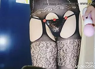 I feel so excited watching amateur shemale miyuki play with toys in our japanese session