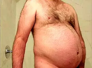 Nude martin lavallée masturbates, ejaculates, eats sperm