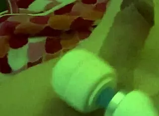 Using My Magic Wand To Make Him Cum For Me. What A Mess It Made, But So Yummy.