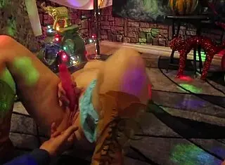 Halloween Cowgirl Pussy Dance Dirty Bit