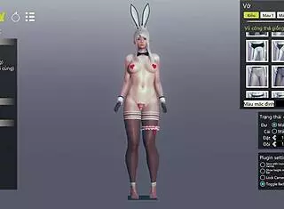 3d anime facial scene